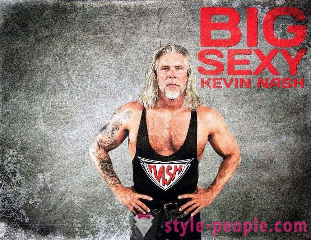 Kevin Nash: biografi, høyde, vekt, idrettslige prestasjoner, beste kamper, en karriere innen TV og bilde wrestler