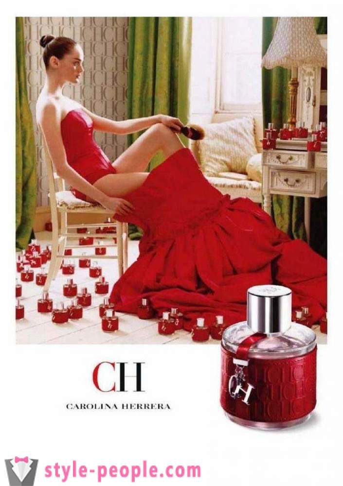 Parfyme Carolina Herrera: beskrivelse av smaker, typer, produsent og anmeldelser