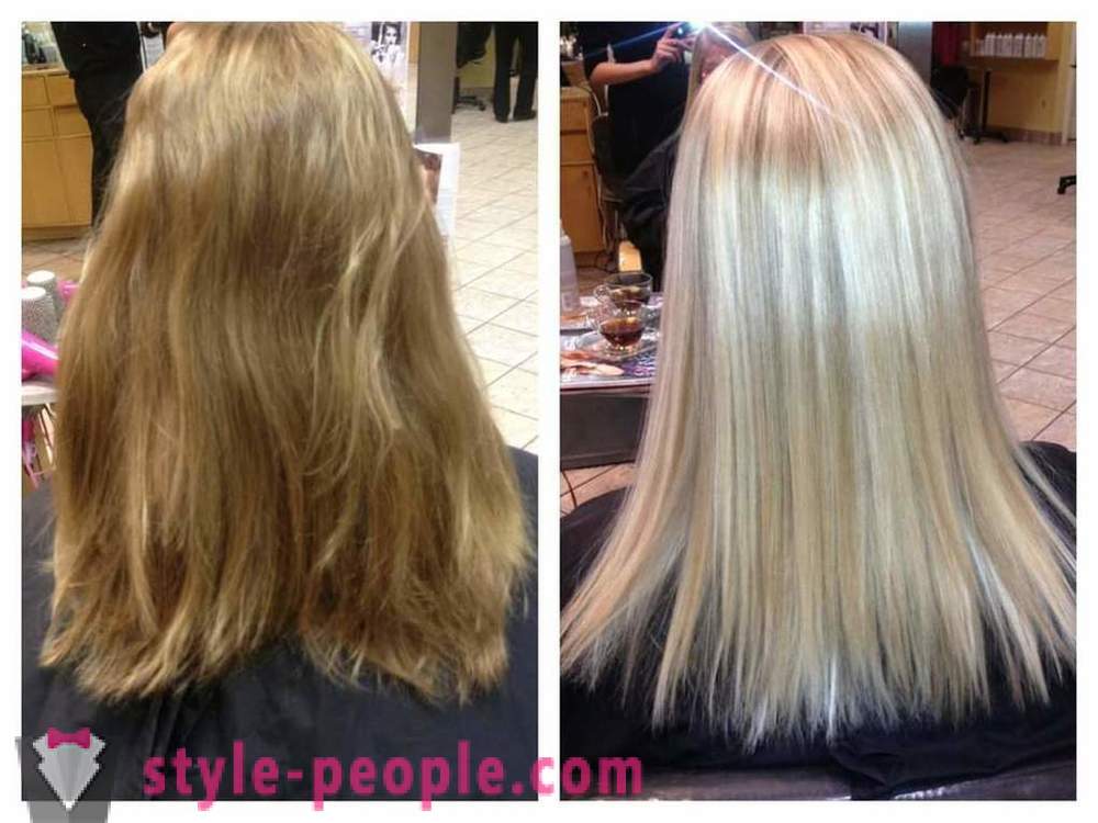 Blondirovanie hår - funksjoner, prosedyrer beskrivelse og anmeldelser