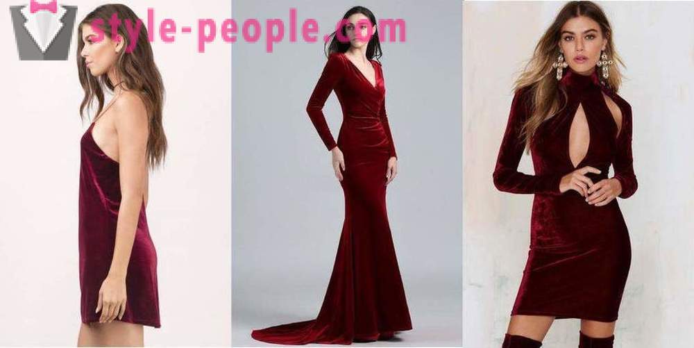 Velvet Dress: foto chic stiler