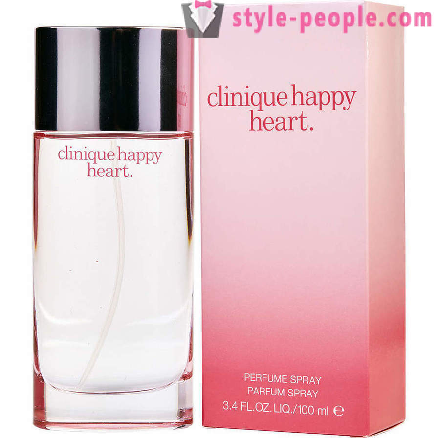 Clinique Happy Heart - parfyme for kvinner: Beskrivelse av smak, anmeldelser