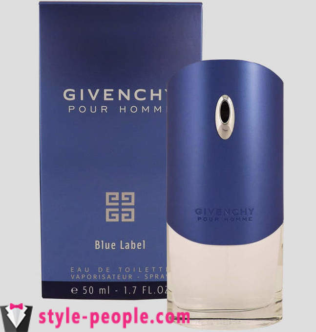 Givenchy blå etikett: smaken beskrivelse og karakterer