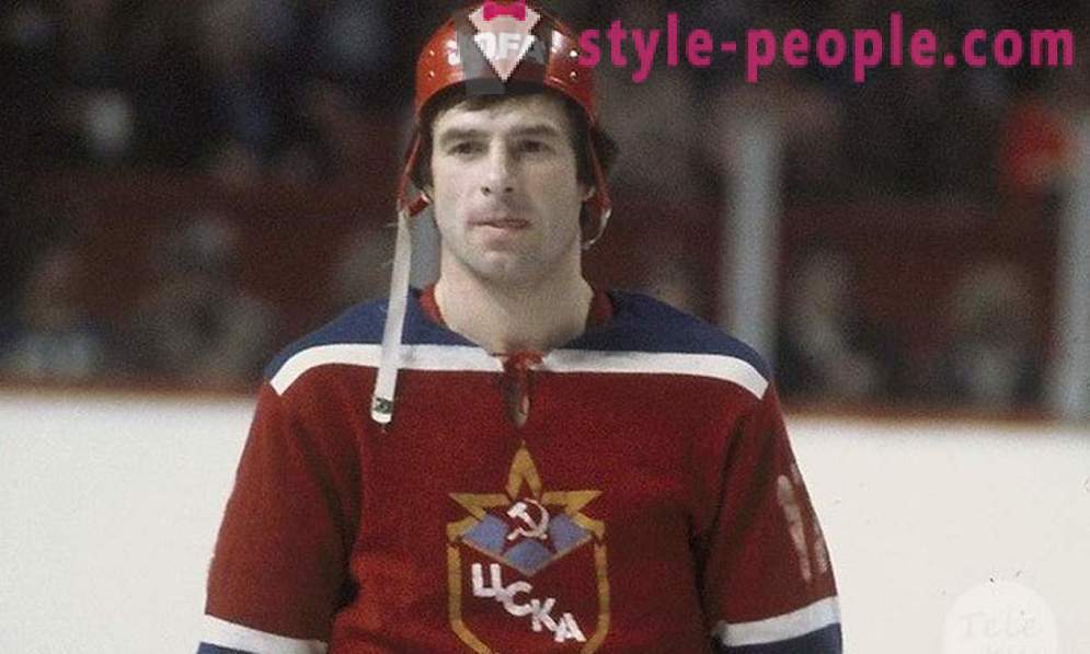 Hockey spiller Valery Kharlamov: biografi, personlige liv, sport karriere, prestasjoner, dødsårsaken