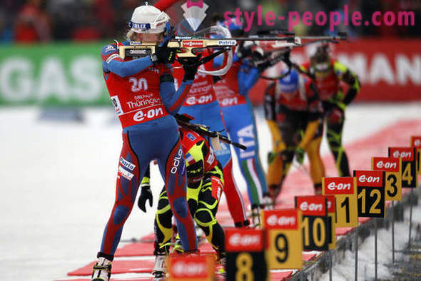 Hva er Biathlon Pursuit: poster, regler og historie