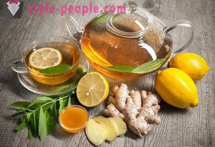 Slanking te med ingefær og sitron: oppskrifter, anmeldelser