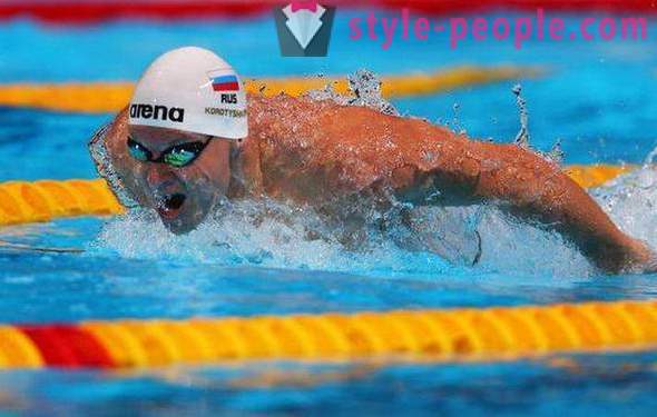 Jevgenij Korotysjkin: berømte russiske swimmer