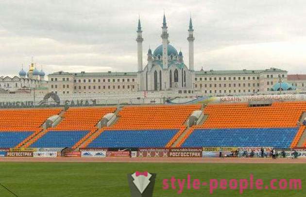 Sentralstadion Kazan historie, adresse og kapasitet
