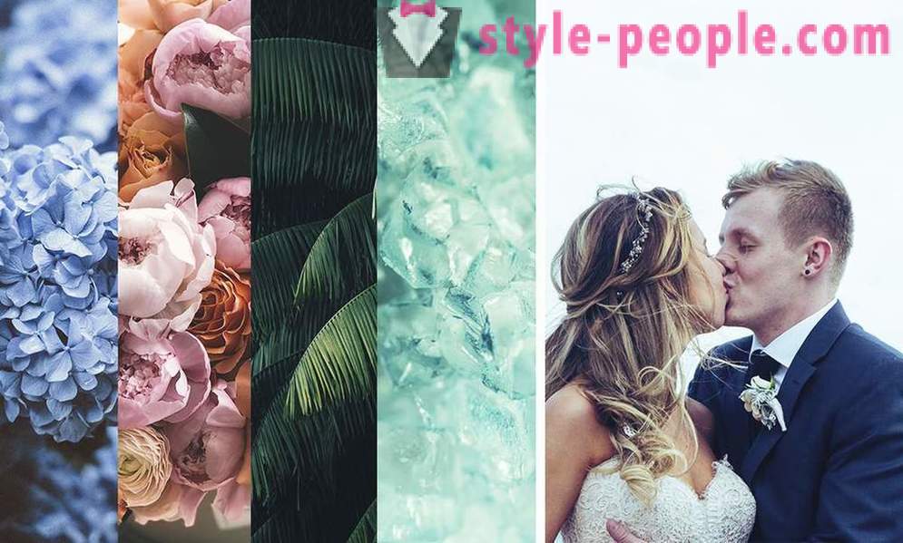 Trendy bryllupet fargene på Pantone 2019 Eksperter