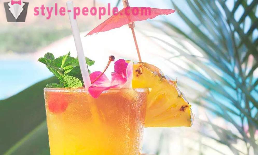 5 frukt og alkoholholdige drinker