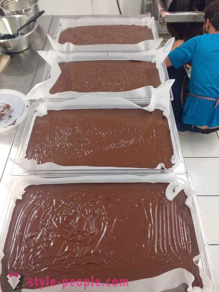 Prosessen med å vokse og produsere sjokolade