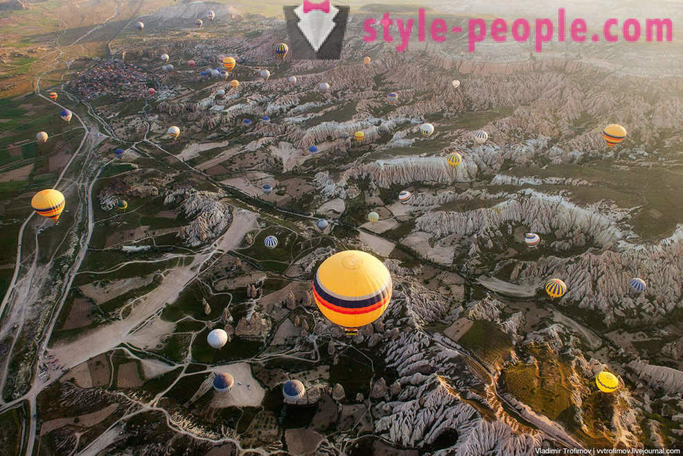 Cappadocia er et fugleperspektiv
