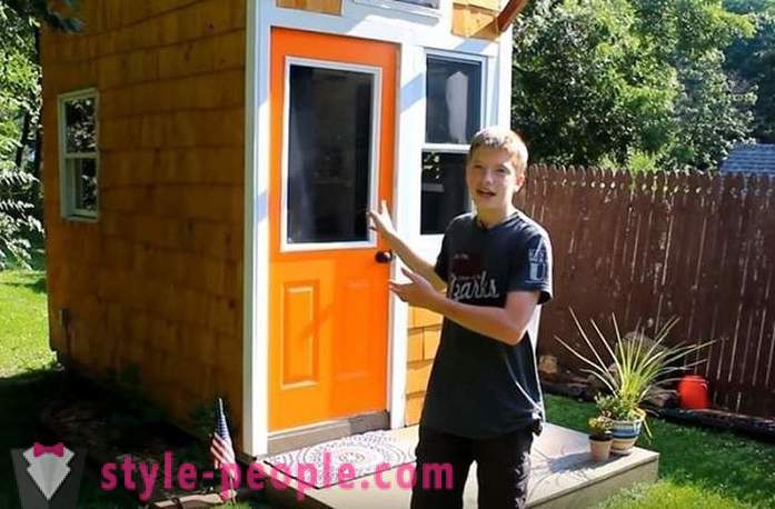13-år gammel gutt bygget seg et hus
