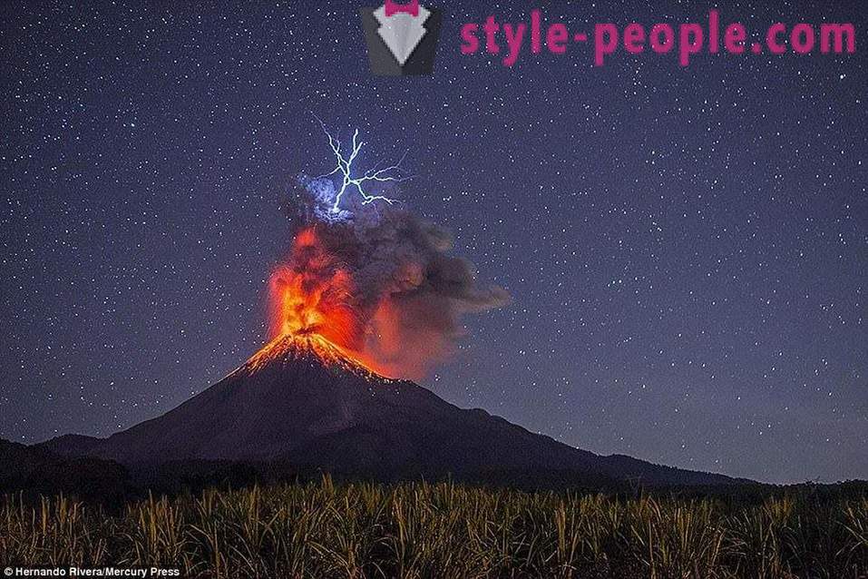 Spektakulære vulkaner av de siste årene