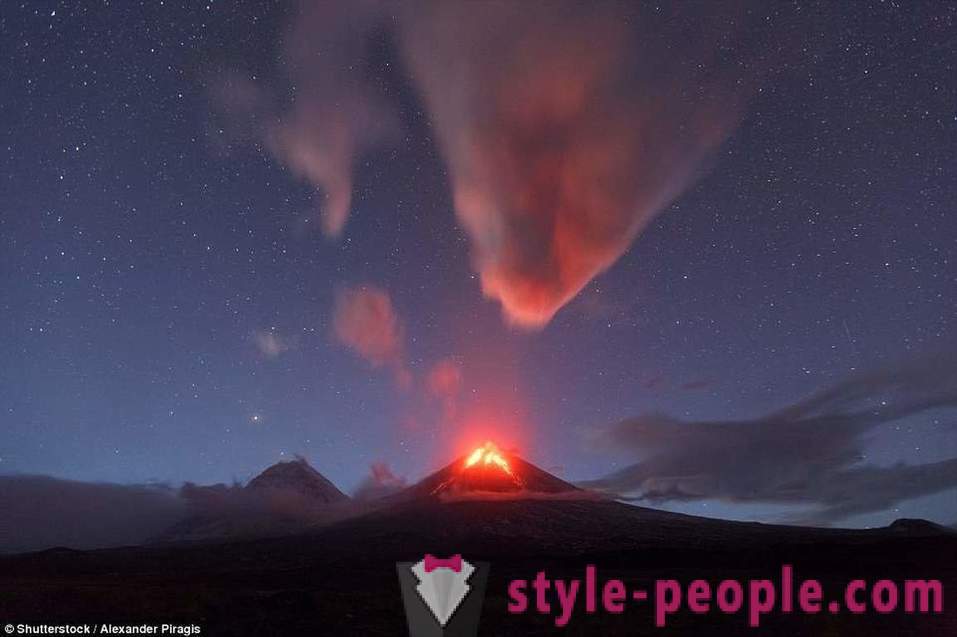 Spektakulære vulkaner av de siste årene