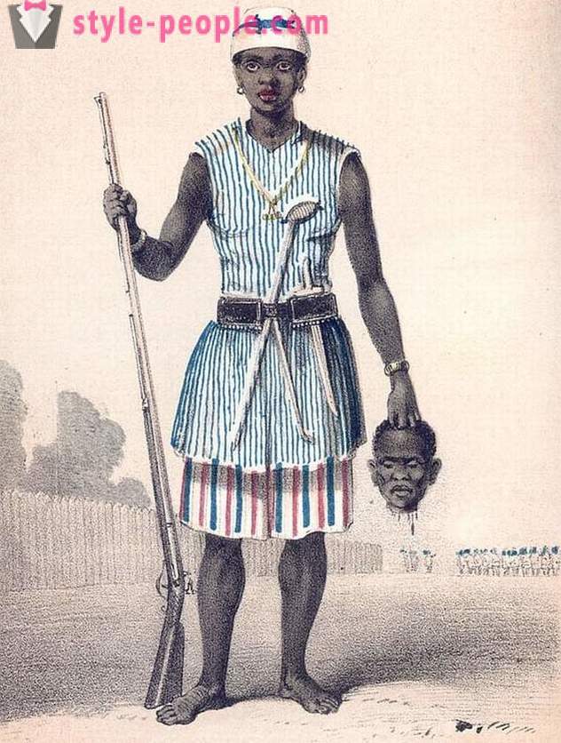 Terminatorshi av Dahomey - de mest voldelige kvinnelige krigere i historien