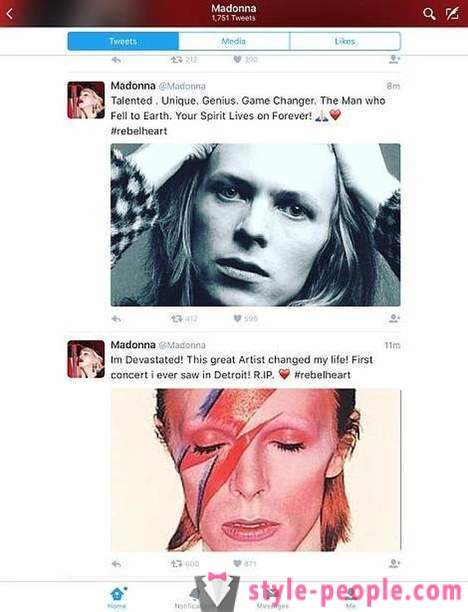 Fans farvel til David Bowie