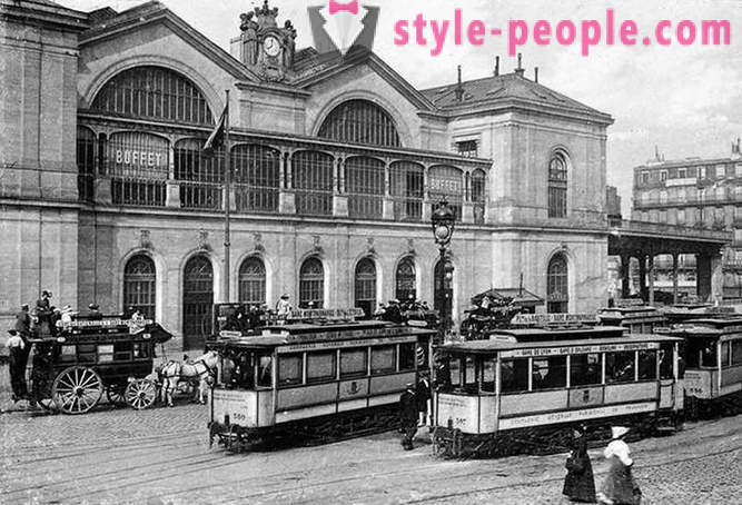 Tog vrak på Montparnasse stasjon i 1895