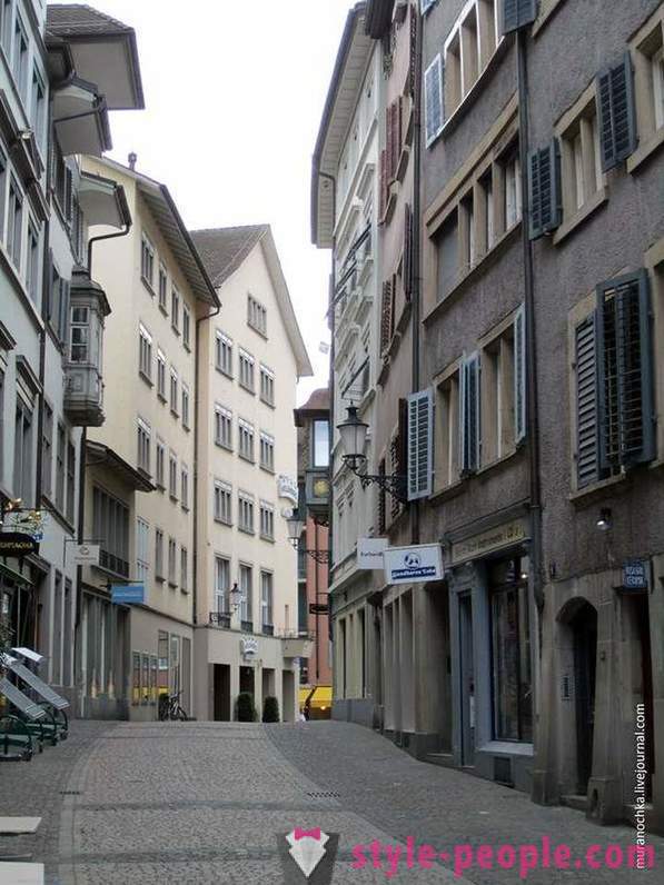 En spasertur gjennom den gamle byen Zürich