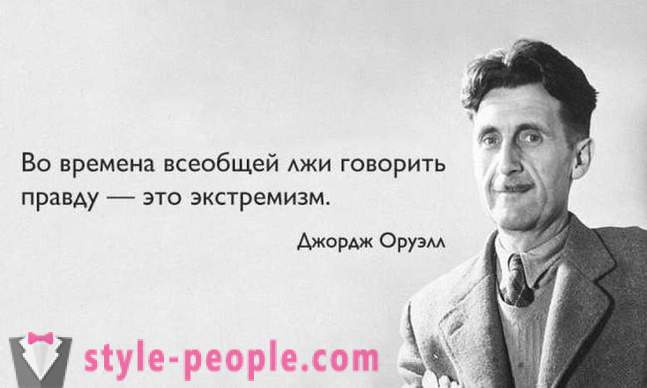 25 profetiske sitater George Orwells