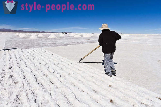 Reise gjennom verdens største salt ørken