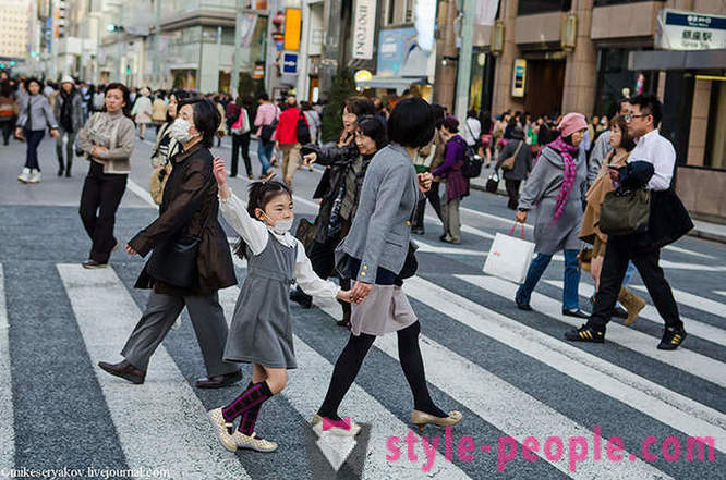 Litt om japanske bad og en spasertur langs hovedgaten i Tokyo