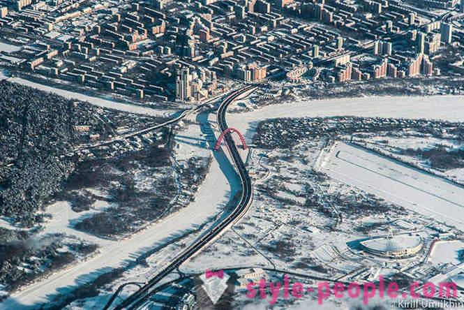 Winter Moskva fugleperspektiv