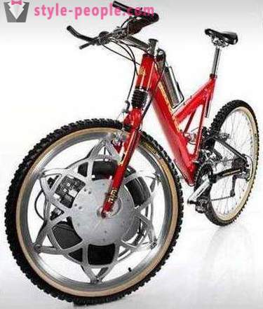 Rettet hjul for en sykkel enhet, driftsprinsippet, bruk effektivitet