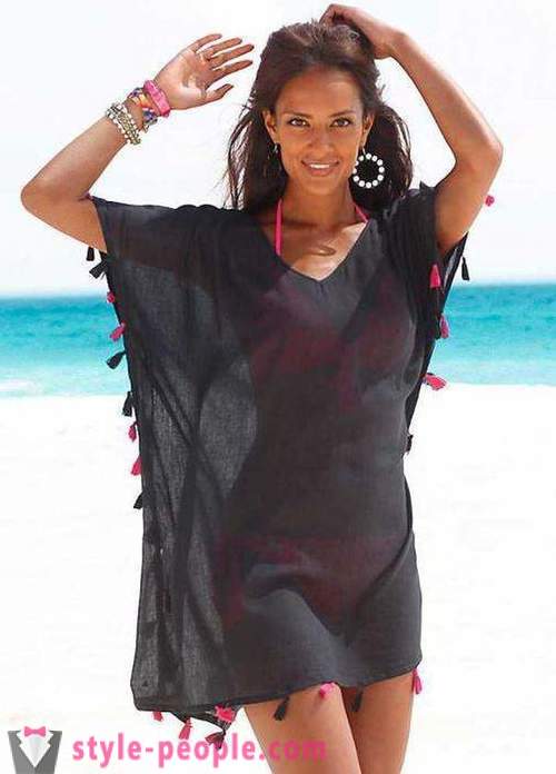 Beach tunika og kjole: hvordan å velge eller lage din egen