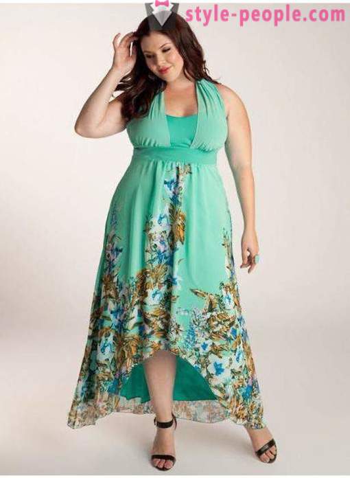 Modeller sommerkjoler og sundresses for overvektige kvinner over 40 (bilde). Modeller og mønstre av lange sommerkjoler