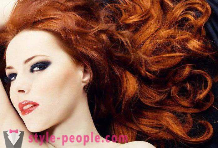 Ombre på rødt hår: søknad og teknologi alternativer