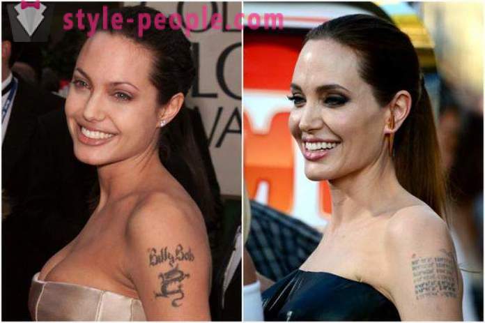 Star tatoveringer: Angelina Jolie