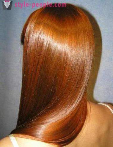 Kobber hårfarge. Spesielt farging og omsorg