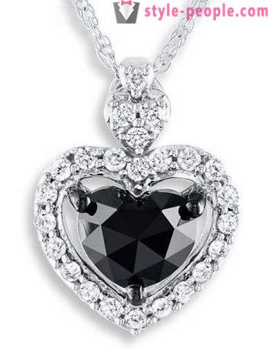 Sort diamant smykker som brukes? Ring med Black Diamond