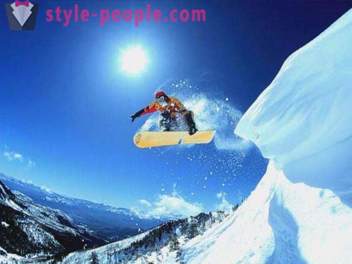Snowboard. skiutstyr, snowboard. Snowboard for nybegynnere