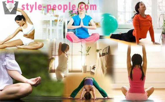 Yoga hjemme for nybegynnere: øvelser, bilder