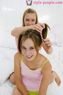Ny frisyre for jenter. Ny frisyre med dine egne hender