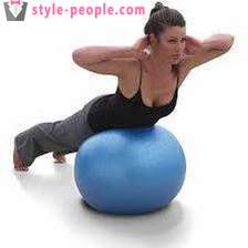 Trening på fitball Slimming. De beste øvelsene (fitball) for nybegynnere