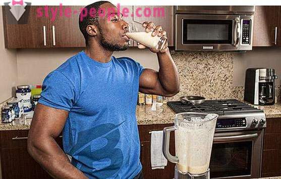 Protein shakes. Hvordan forberede en protein shake