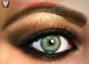 Glow smaragd. Makeup for grønne øyne