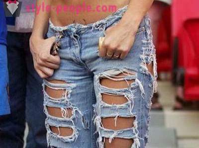 Hvordan bryte jeans vakre